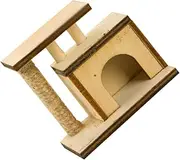KONTONTY Tree Decor Delicate Miniature House Model for Home Decoration Landscape Design and DIY Projects Lightweight Construction for Mini House Enthusiasts