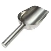 2Pcs Stainless Steel Wedding Party Buffet Bar Tools Ice Scoop Ice Scraper Candy Spice Scoop