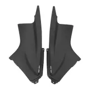 1 Pair Motorcycle Side Air Duct Cover Fairing Insert Black Left Right Fairing Deflector Cover for YZF R6 2003 to 2005