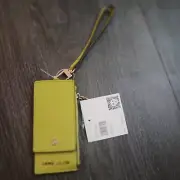 Anne Klein Mini-Wallet Card Holder NWT Chartreuse Green NWT