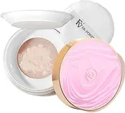 FV Matte Finish Translucent Loose Face Powder, Long-Lasting Lightweight Setting for Natural Look, Pore Minimizing, Fine Line Baking Powder, 0.35oz (10g)