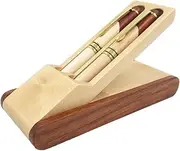 FUNOMOCYA Rosewood Wooden Pen Set Pocket-sized Ink Pen Fountain for Office School