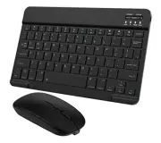 Ultra-Slim Small Bluetooth Keyboard and Mouse Combo Portable Rechargeable