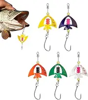 Spinner Baits for Fishing - Rotation Angling Lures | Lightweight Rustproof Fishing Lure Spinner Bait for Freshwater and Saltwater