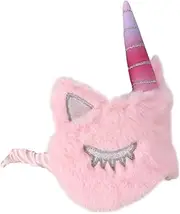 FOMIYES Unicorn Design Blackout Eye Mask Comfortable Soft Blindfold for Women for Sleep Travel Relaxation Elegant Pink Cover for Light Sensitivity
