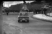 Marius Matheron and Piet Lataudrie NSU Prinz 1966 Rally Car Racing Old Photo 1