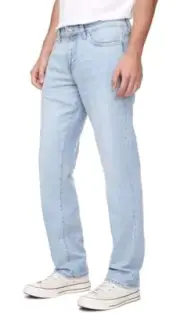 $128 Buffalo David Bitton 31x34 Men's Relaxed Straight Leg Driven Jean NWT