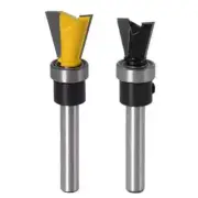Eyech 2pc 1/4 Inch Shank Dovetail Router Bit Set Carbide Dovetail Joint Route...