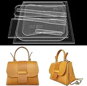 RIVEENY Shoulder Bag - Acrylic Leather Pattern Templates for Satchel, Bucket Bag (AAB-621)