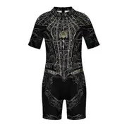 Kids Boys Spiderman Iron Man Venom SwimmingSwimsuit One-piece Summer Swimwear Surf Suit Beachwear -NMAOV 11-12 Years