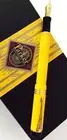 Parker Duofold Fountain Pen Mandarin Yellow Limited Edition M Pt New In Box 9330
