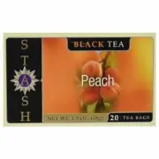 Black Tea Peach 20 Count By Stash Tea