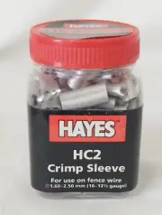 Hayes Crimp Sleeves HC2 - for Hayes Supercrimp fencing tool - Pack Of 100 New