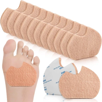 SATINIOR 24 Pieces Foot Pads for Dancer Sesamoiditis Pads for Ball of Feet Pain