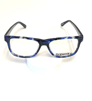 Brand New, Superdry Eyeglasses Style Avery Col. 106 Blue Tort 54[]16-145 w/Case
