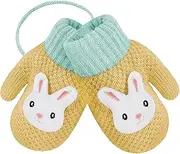 [FakeFace] Toddler Kids Winter Warm Thick Full Finger Gloves Children Assorted Color Magic Ski Gloves Mittens