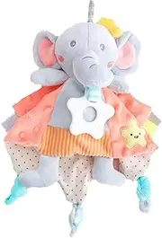 HAMPPLIES Newborn Appeasing Towel Doll Soft and Chewable Comfort Adorable for Interactive Play and Soothing Safe and Durable