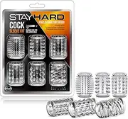Blush Novelties Cock Sleeve Kit, Clear 6 count, Pack of 6