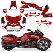 Roadster Graphics Decals Stickers For Can-Am Spyder F3-T Dragonflow R