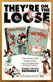 2006 Animaniacs Pinky & The Brain DVD Promo Vintage Print Ad/Poster Wall Art