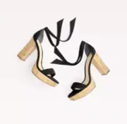 Alexandre Birman Celine 120 Suede Sandal Black Sz 11.5 41.5 NEW IN BOX $595