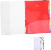 MINAOLULUS A4 Expanding File Folder Organizer 12 Layers Spiral Binder for Home Office School