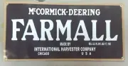 McCORMICK-DEERING FARMALL BANNER- 24" X 12"