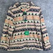 O’Neill Hoodie Womens Extra Large Half Zip Pullover Fleece Polar Aztec New