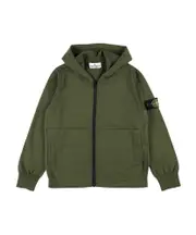 knitted zip-up hoodie 14Y,10Y olive green