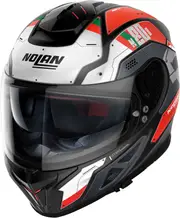 Nolan N80-8 Starscream N-Com, full face helmet , color: Matt Black/Dark Grey/Light Grey/Red , size: L
