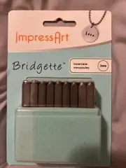 IMPRESSART BRIDGETTE LOWERCASE MINUSCULES 3MM-BASIC METAL STAMP 27 PC-NEW