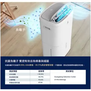 Electrolux 伊萊克斯 極適家居系列300 10L清淨除濕機 EDH10TRBW1 除溼機 清淨除溼機