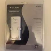 Universal Ceiling Fan Light Remote Control White w/ Wall Mount Kit New Old Stock