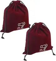 BELLIFFY 2pcs Hair Dryer Storage Bag Hair Dryer Organizer Drawstring Bag Hair Dryer Bag for Head Drawstring Storage Bag Hair Dryer Retractable Cord Lint Hair Dryer Bag Shoe