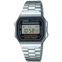 在飛比找Yahoo!奇摩拍賣優惠-CASIO 卡西歐 復古風潮經典方形電子錶(A168WA-1