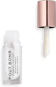 Revolution Pout Bomb Plumping Gloss Glaze Clear