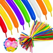 260Q long balloons 100 Pack Twisting Animal Balloons Assorted Color Thickening L