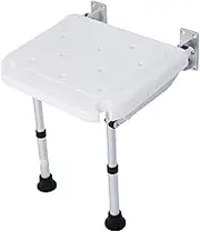 Folding Wall Mounted Shower, Fold Down Up Handicap Bench for Elderly and Pregnant Women, Bathroom Stool Non Slip Shower Bench, Bath Safety Seating Transfer Benches
