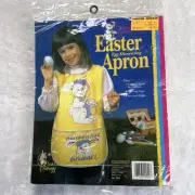 Rembrandt Vintage Rabbit Easter Egg Bunny yellow Apron NEW