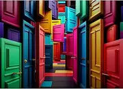 Chalzidar Jigsaw Puzzles for Adults 1000 Pieces, Interlock Perfectly Letter on Back No Dust, Home Decor Birthday Gift Toy for Men Women Elders Seniors, 1:1 Poster - Strange Door