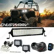 Led Light Bar For Polaris Ranger XP 900 1000 Bumer + Wiring Kit