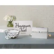 Honeymoon Fund Sign & Wedding Card Box Kit - 2 Pc