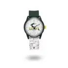 Q&Q SmileSolar Watch PEANUTS FOREST GOLF Green/Yellow M RP01-808 Eco-Friendly