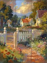 Ceramic Tile Mural Kitchen Backsplash Songer Country Life Landscape RW-SSA002