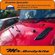 PAIR OF PLASTIC BONNET/FENDER VENT FOR JEEP WRANGLER JL JK Series (MATTE)