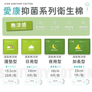 【北部經銷商】網路爆紅 ICON 愛康衛生棉 日用衛生棉 夜用衛生棉 晚安褲 衛生棉 愛康 涼感衛生棉 透氣衛生棉 涼感