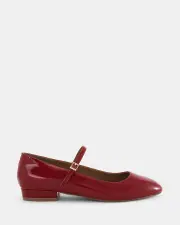Shelly Shen Lexi/Red Patent Womens Casuals 10