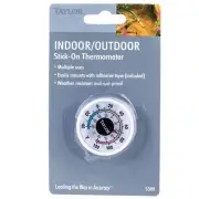 5380N 1 3/4" Mini Stick on Indoor Outdoor Dial Thermometer
