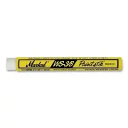 WS Paintstik Marker, 3/8 in x 4.25 in L, White LA-CO Industries Inc 82420