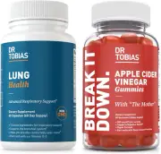 Dr. Tobias Lung Health & Apple Cider Vinegar Gummies - Supports Lung Cleanse & D